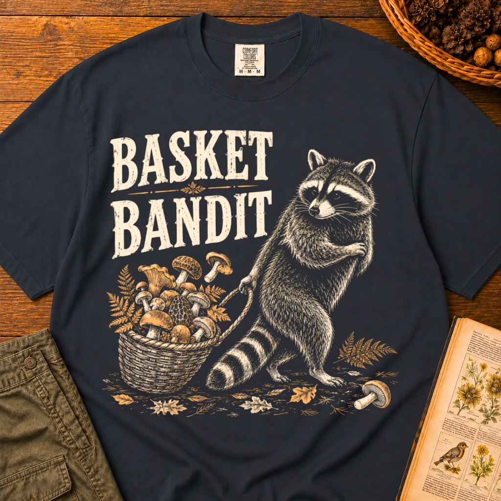 Basket Bandit Raccoon T‑Shirt