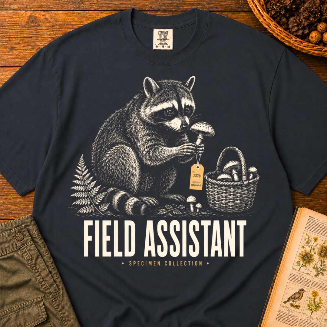 Field Assistant Raccoon T‑Shirt