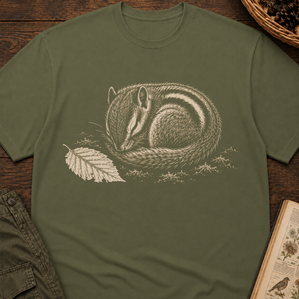 Sleepy Chipmunk T‑Shirt