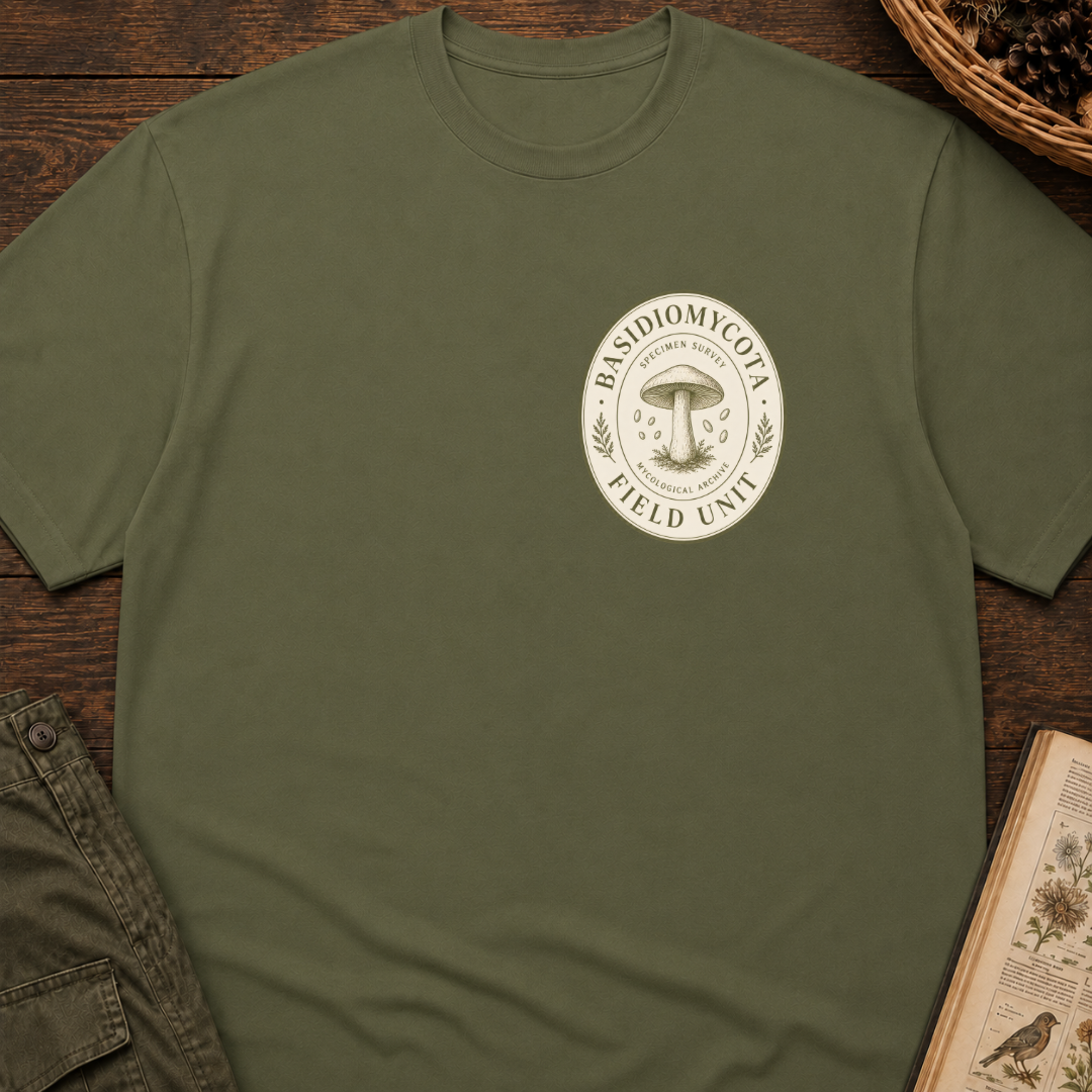 Basidiomycota Field Unit Patch T‑Shirt