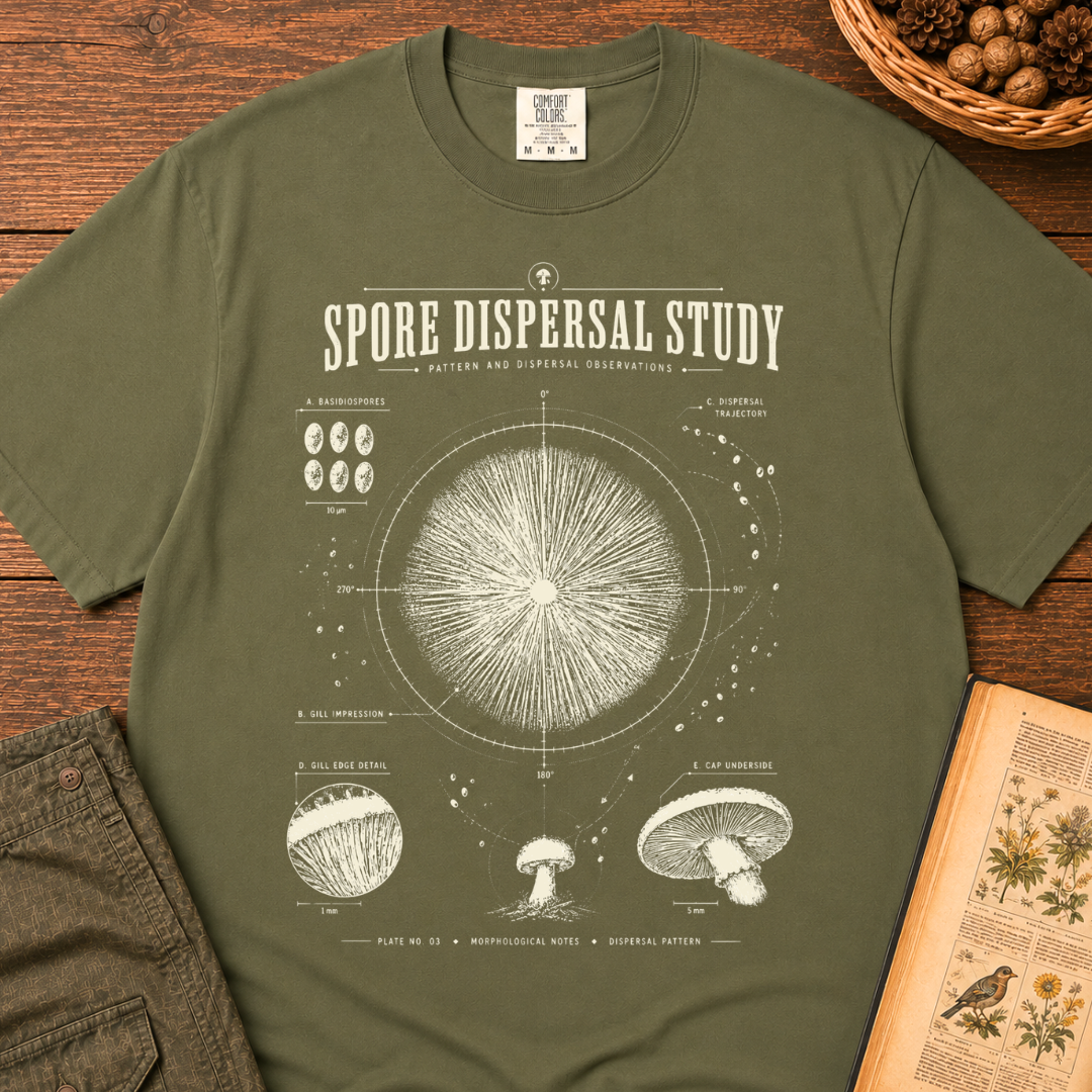 Spore Dispersal Study T‑Shirt