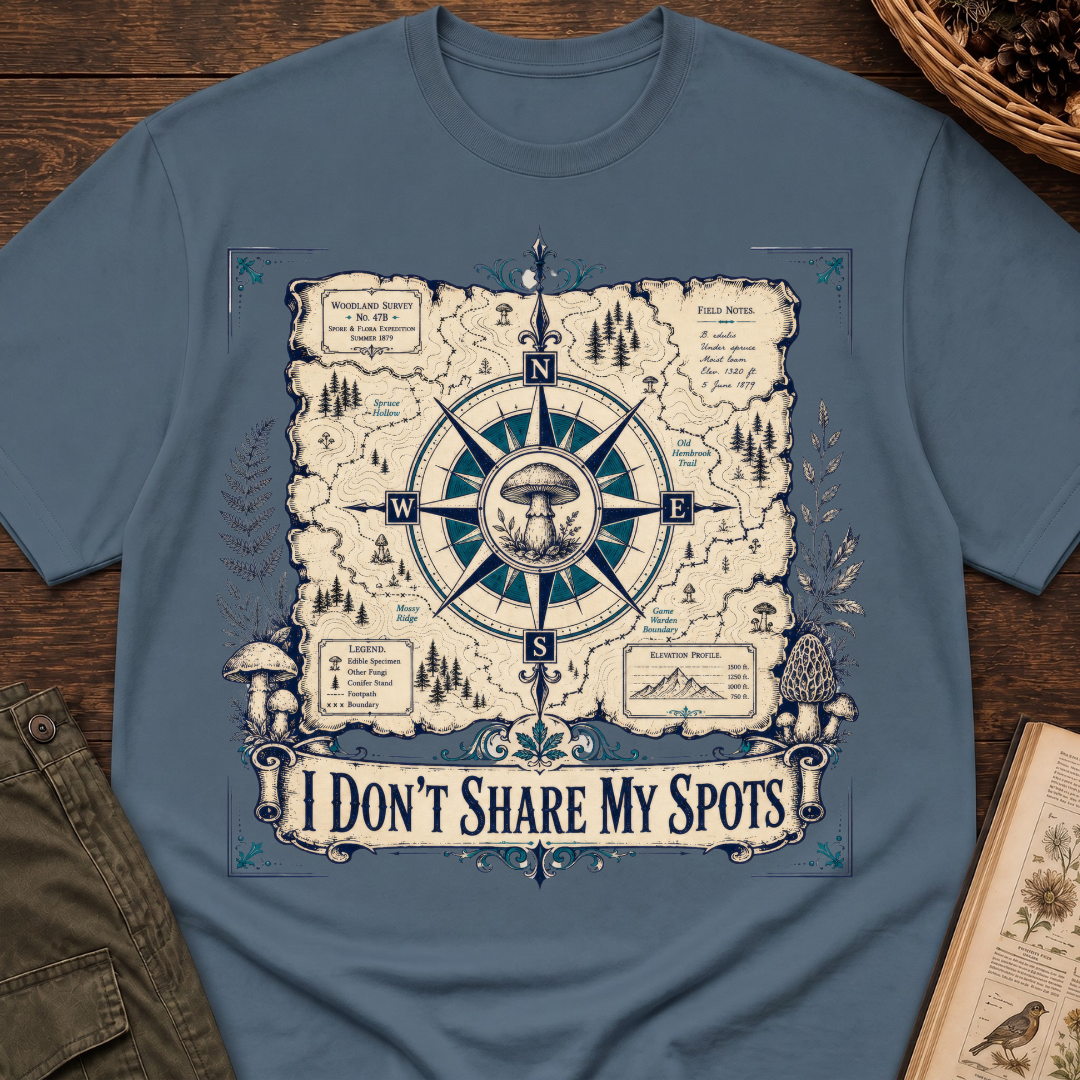 Don't Share My Spots Map T‑Shirt