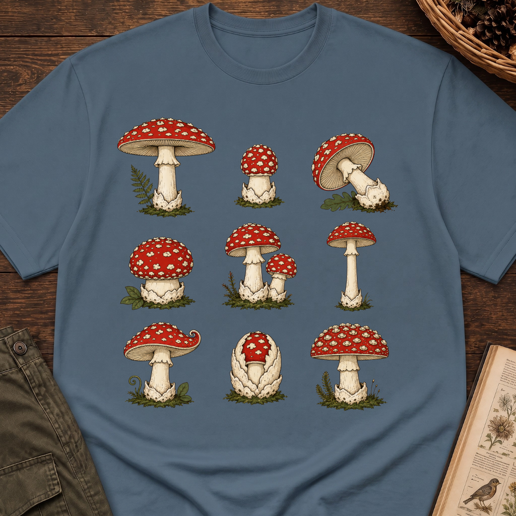 Amanita Grid No 2 T‑Shirt