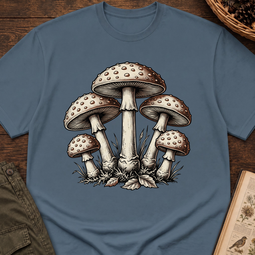 Spotted Mushroom Family T‑Shirt