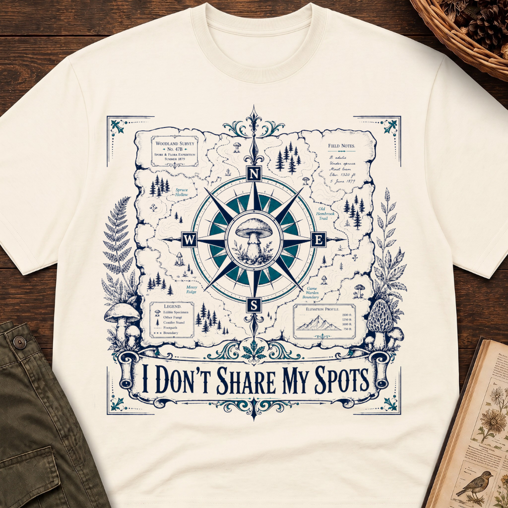 Don't Share My Spots Map T‑Shirt