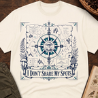 Don't Share My Spots Map T‑Shirt