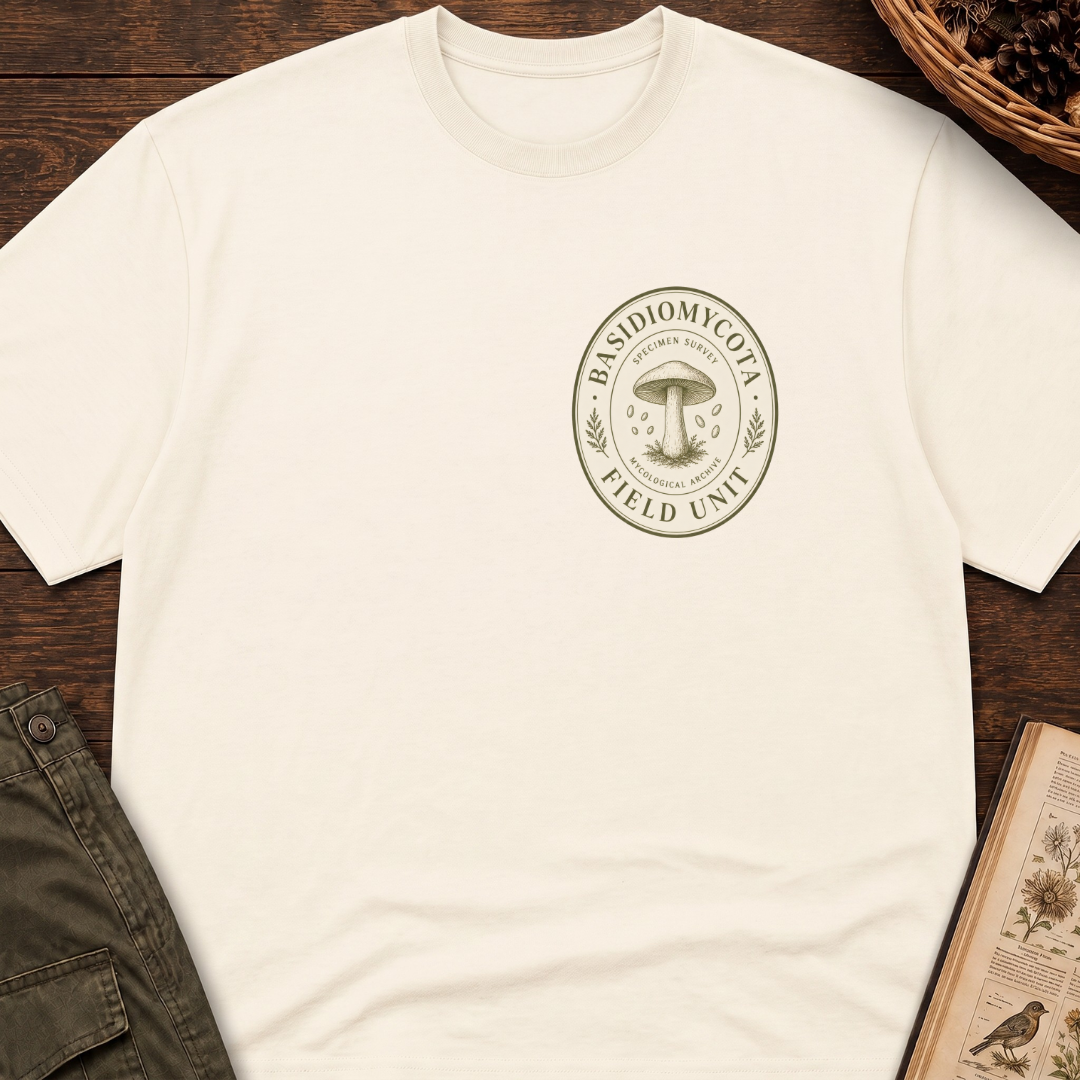 Basidiomycota Field Unit Patch T‑Shirt