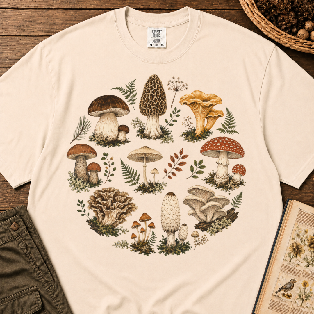 Mushroom Wreath T-Shirt