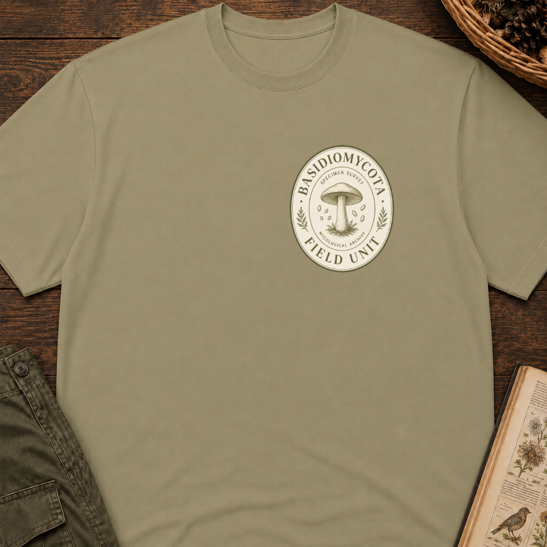 Basidiomycota Field Unit Patch T‑Shirt