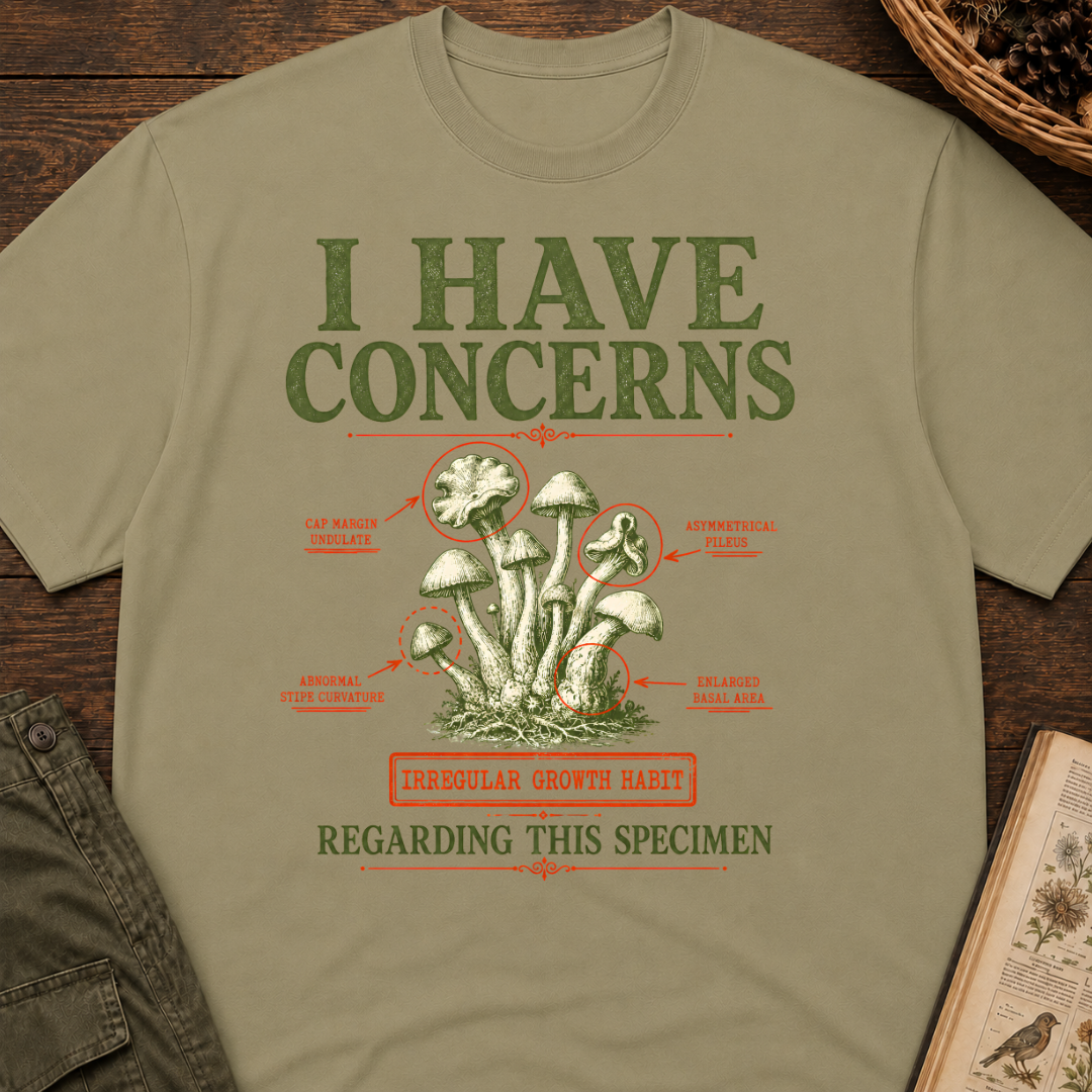 Concerns Regarding Specimen T-Shirt