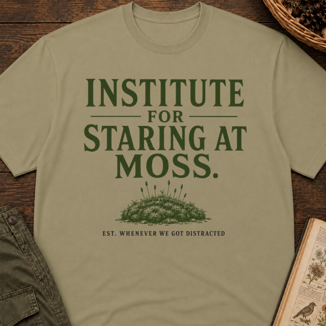 Institute for Staring At Moss T-Shirt