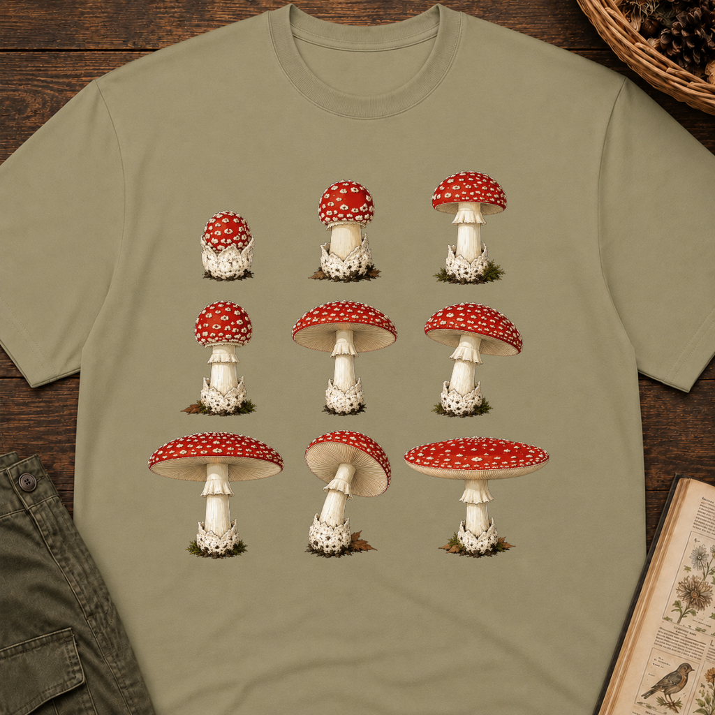 Amanita Grid T‑Shirt