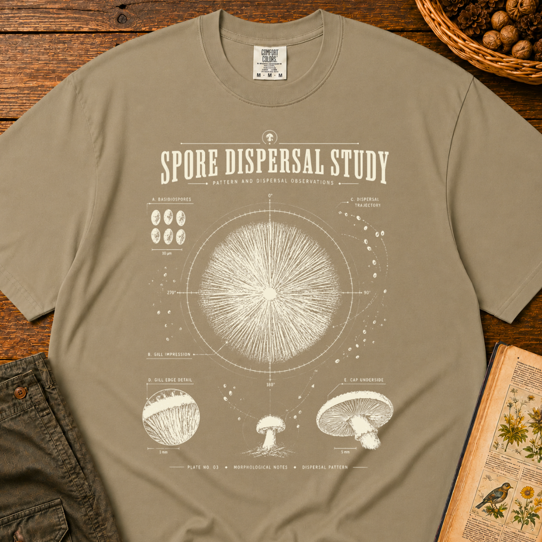 Spore Dispersal Study T‑Shirt