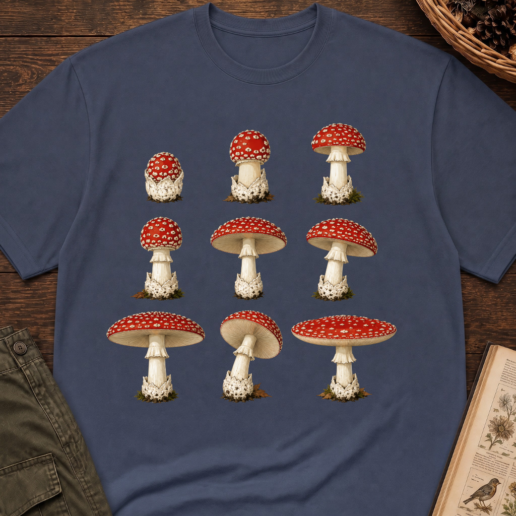 Amanita Grid T‑Shirt