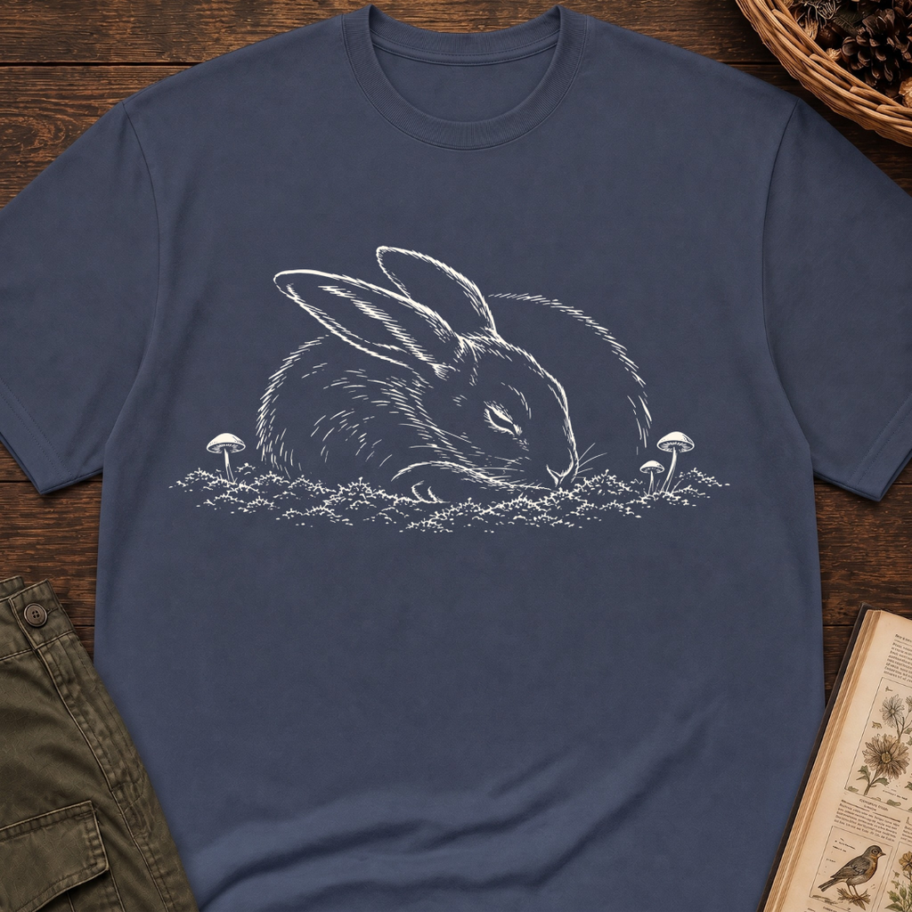 Sleeping Moss Hare T‑Shirt