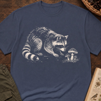 Raccoon with Mushroom T‑Shirt