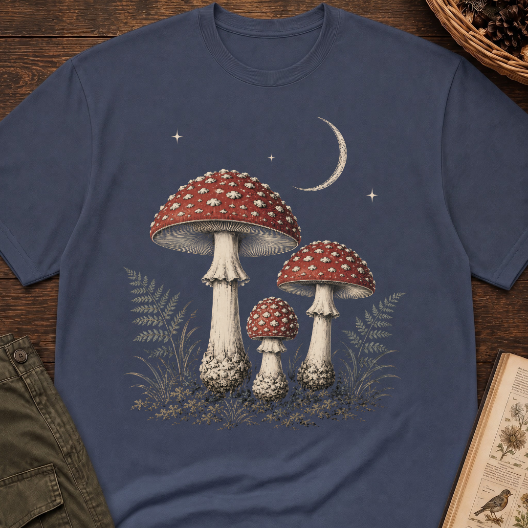 Moonlit Amanita Grove T‑Shirt