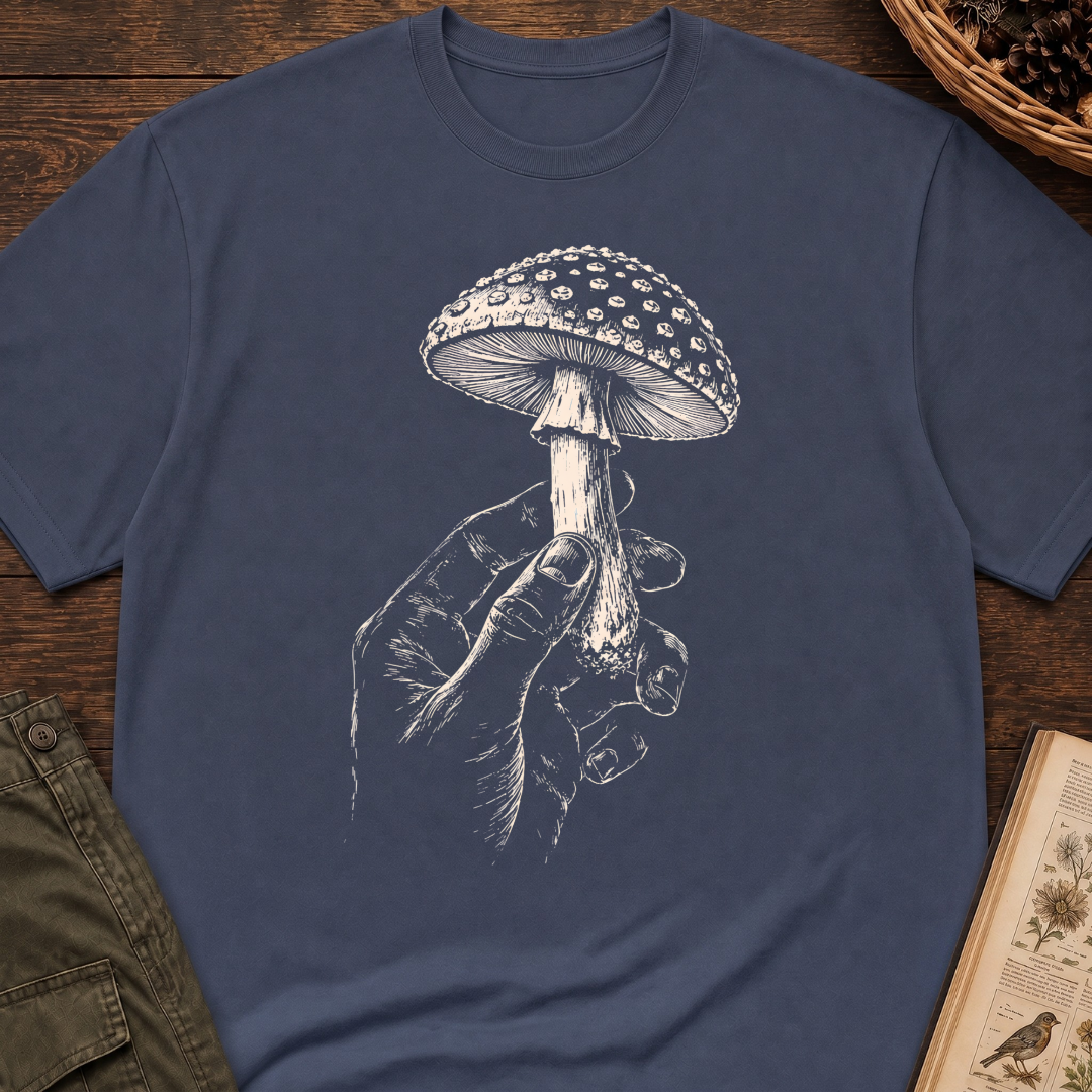 Mushroom Hand Study T‑Shirt