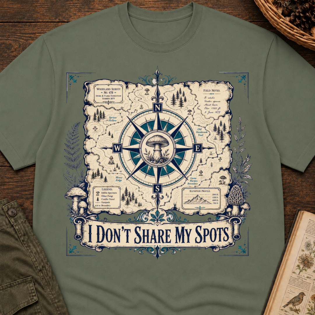 Don't Share My Spots Map T‑Shirt
