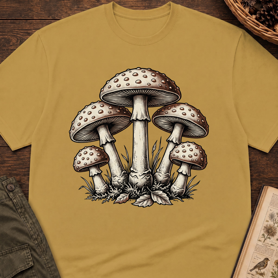 Spotted Mushroom Family T‑Shirt