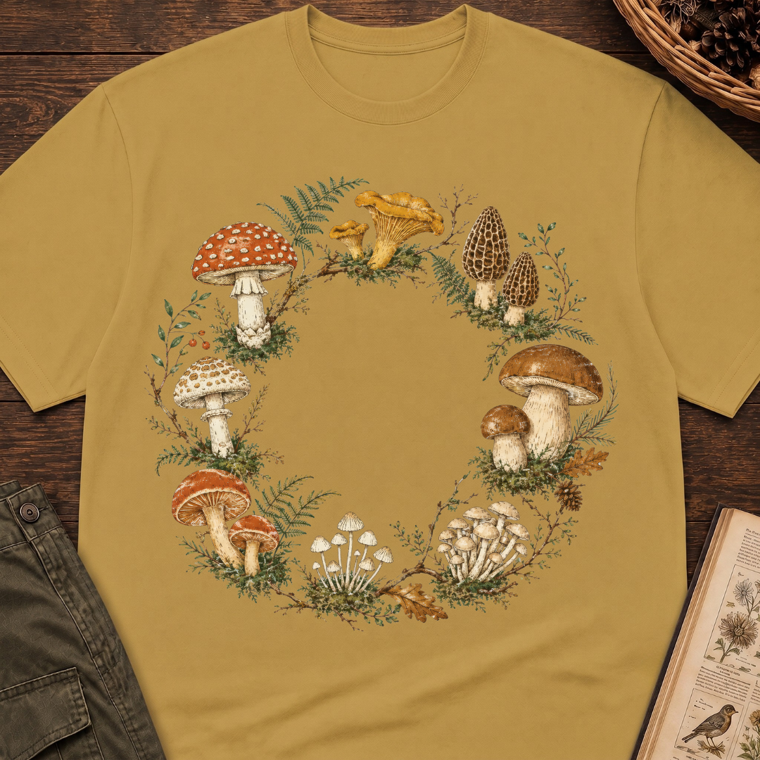 Woodland Mushroom Ring T-Shirt
