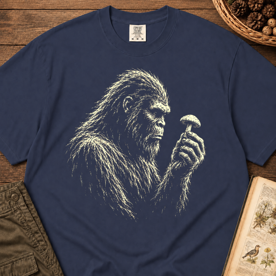 Bigfoot Mushroom Gaze T‑Shirt
