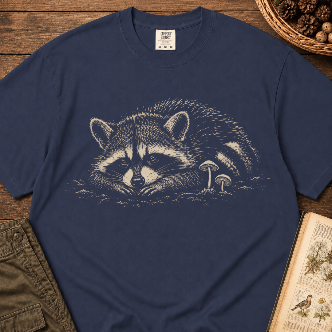 Resting Raccoon T‑Shirt