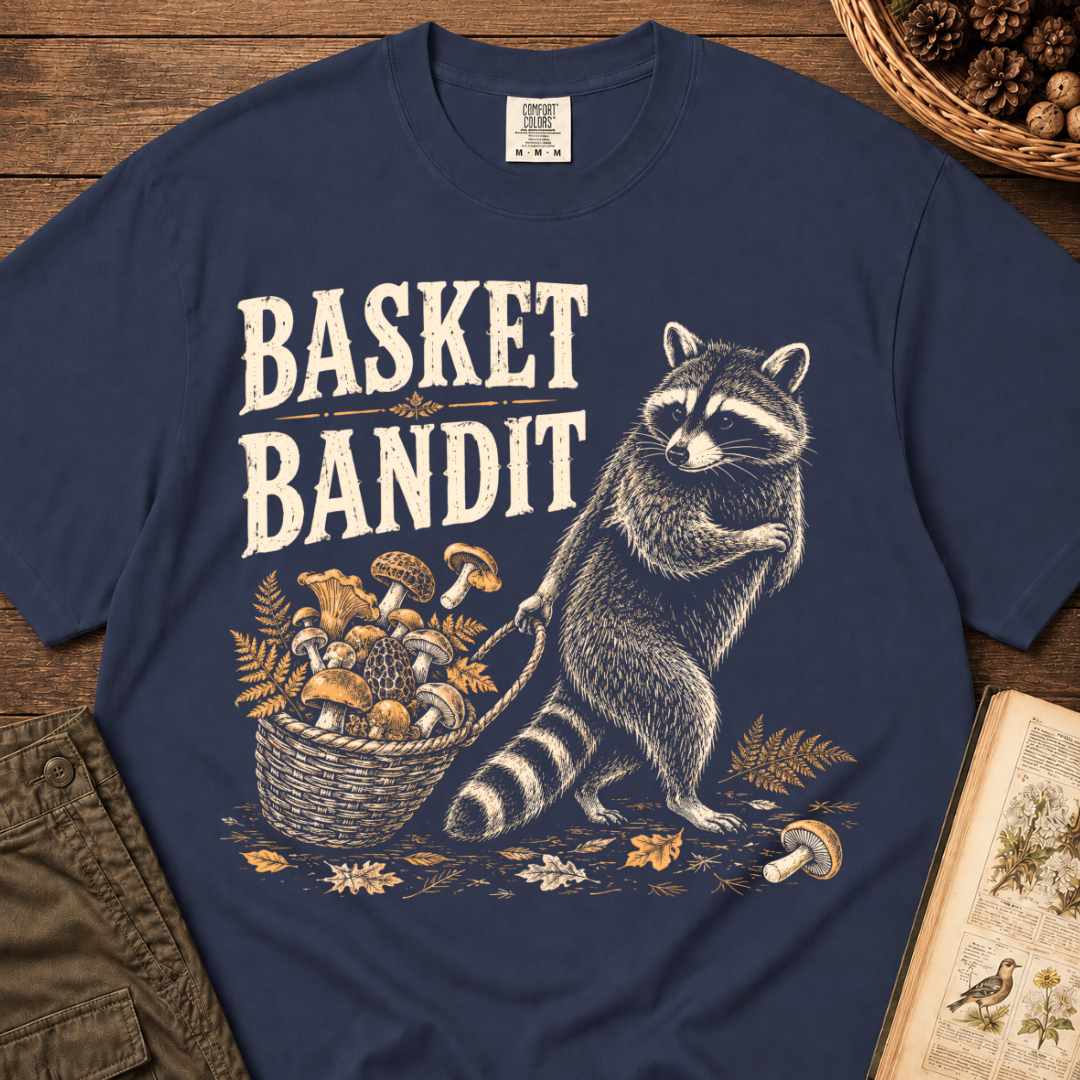Basket Bandit Raccoon T‑Shirt