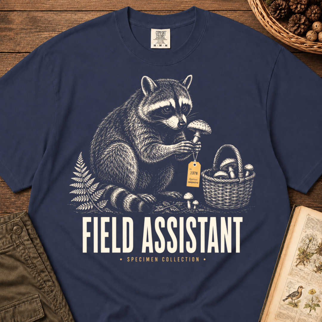 Field Assistant Raccoon T‑Shirt