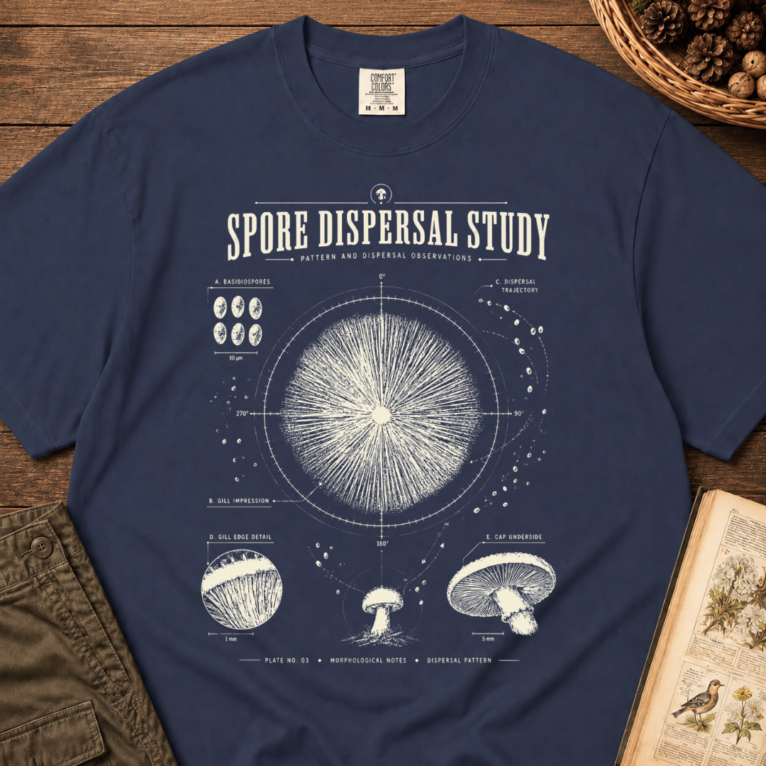 Spore Dispersal Study T‑Shirt