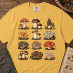 Mushroom Specimen Grid T-Shirt