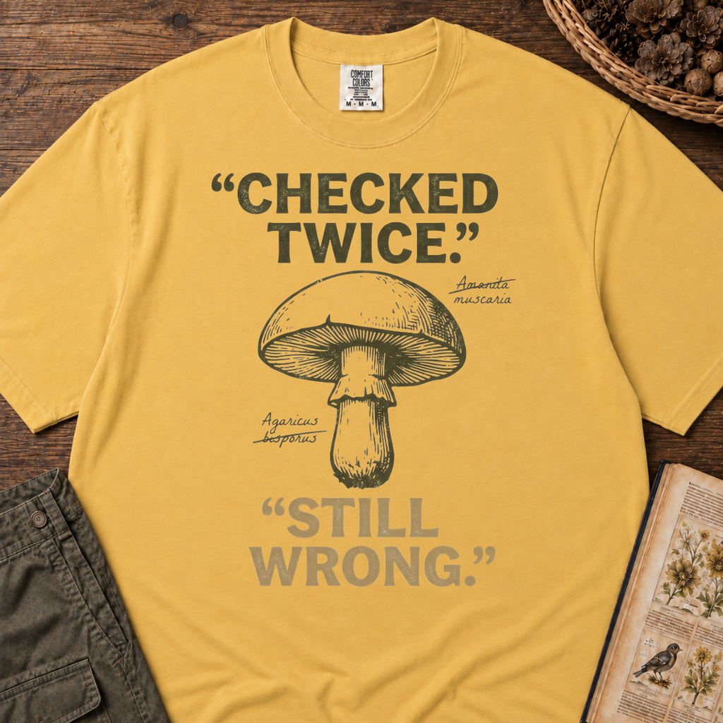 Checked Twice Still Wrong T‑Shirt
