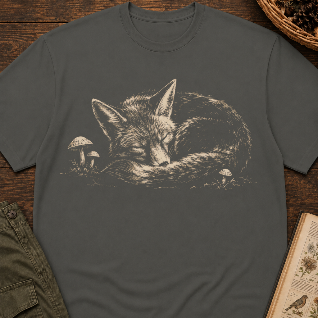 Sleeping Forest Fox T‑Shirt