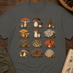 Mushroom Specimen Grid T-Shirt