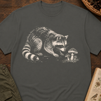 Raccoon with Mushroom T‑Shirt