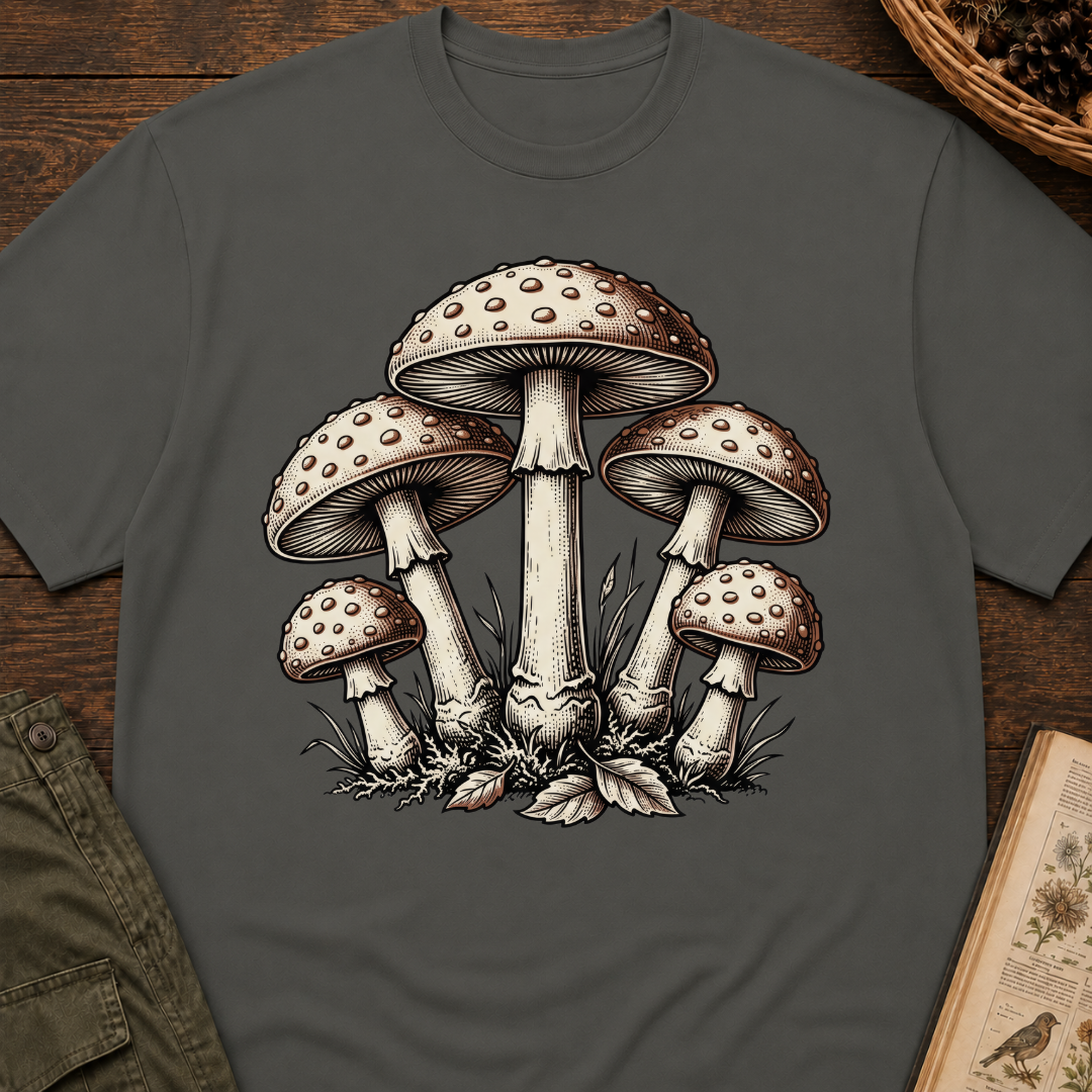 Spotted Mushroom Family T‑Shirt