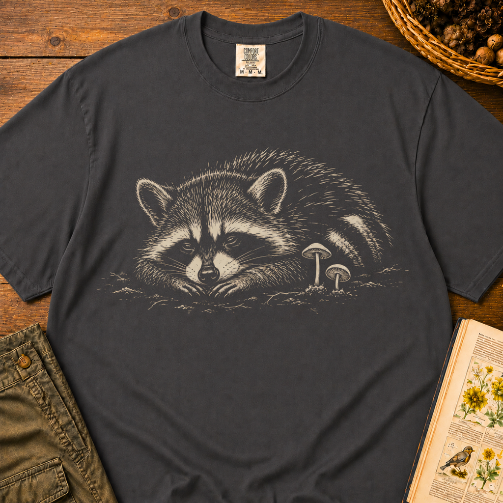 Resting Raccoon T‑Shirt
