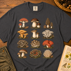 Mushroom Specimen Grid T-Shirt
