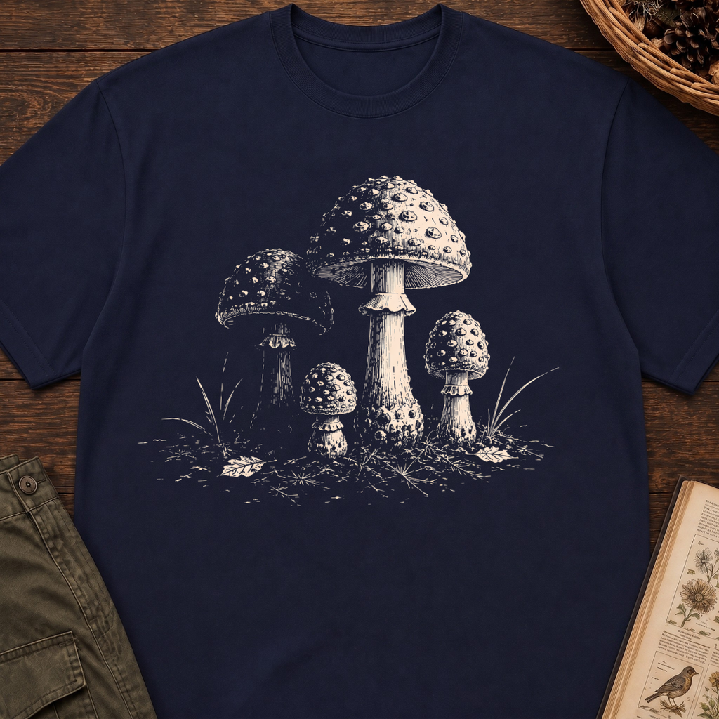 Spotted Cap Gathering T‑Shirt