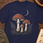 Moonlit Mushroom Emblem T‑Shirt