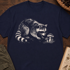 Raccoon with Mushroom T‑Shirt