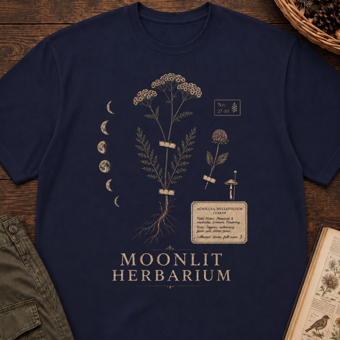 Moonlit Herbarium T‑Shirt