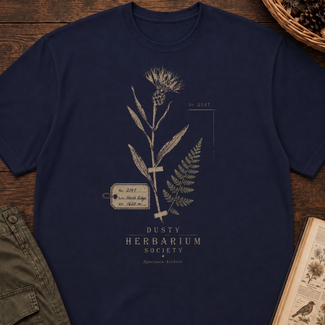 Dusty Herbarium Society T‑Shirt