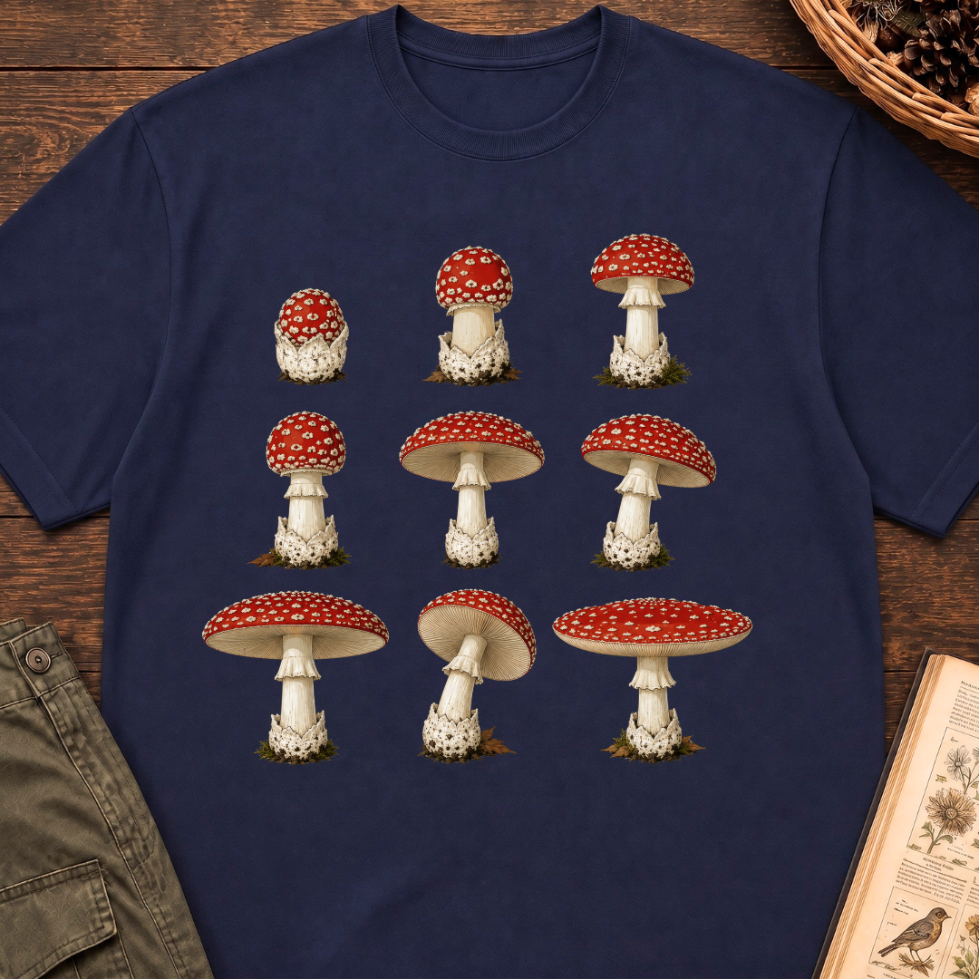Amanita Grid T‑Shirt