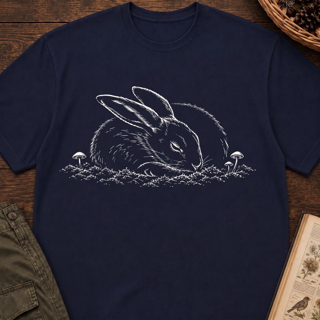 Sleeping Moss Hare T‑Shirt