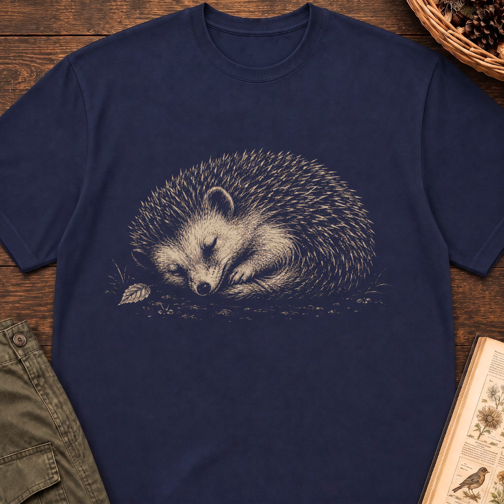 Sleepy Hedgehog T‑Shirt
