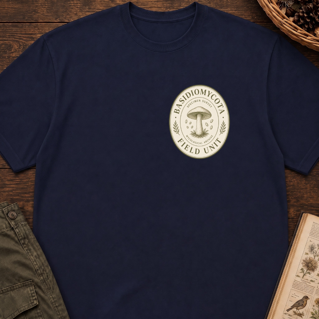 Basidiomycota Field Unit Patch T‑Shirt