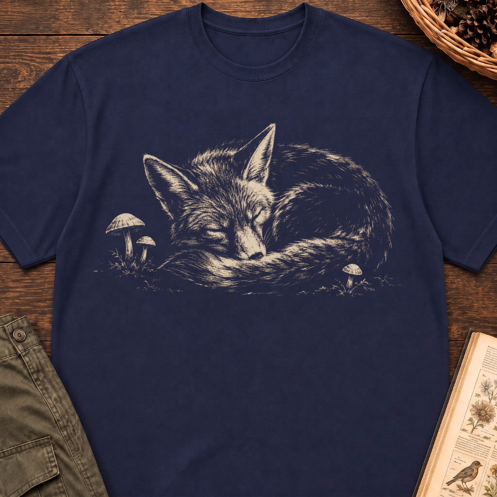 Sleeping Forest Fox T‑Shirt