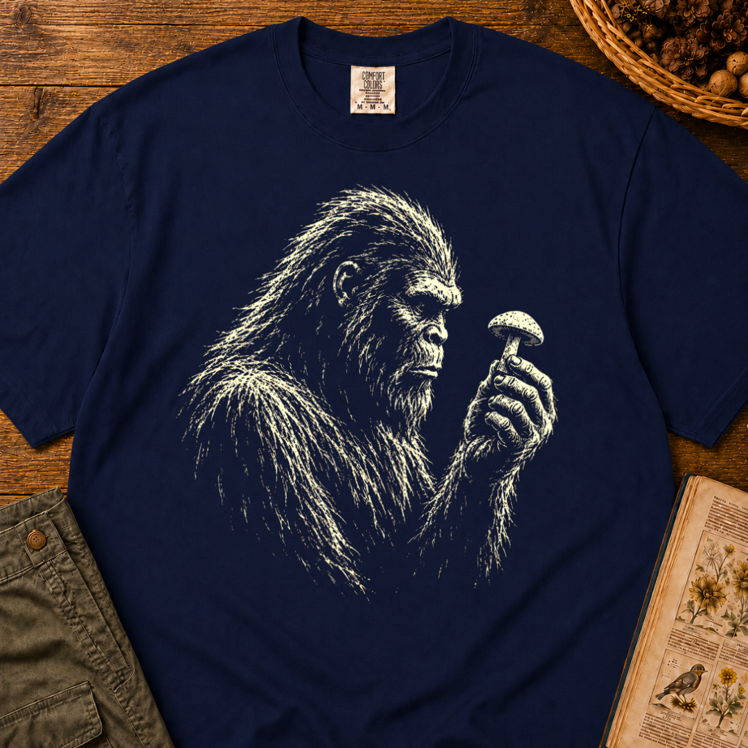 Bigfoot Mushroom Gaze T‑Shirt