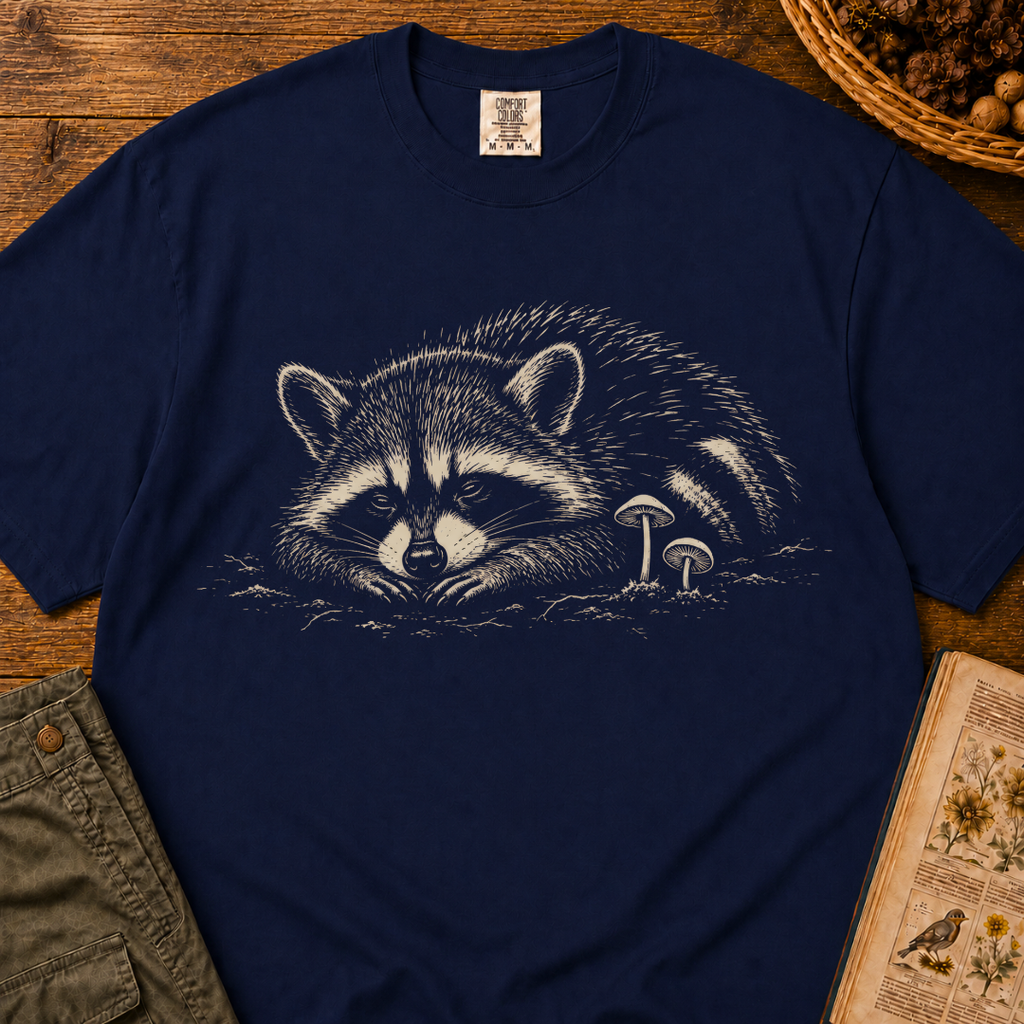 Resting Raccoon T‑Shirt